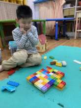 My brand-new rainbow art work! Guess what's this!