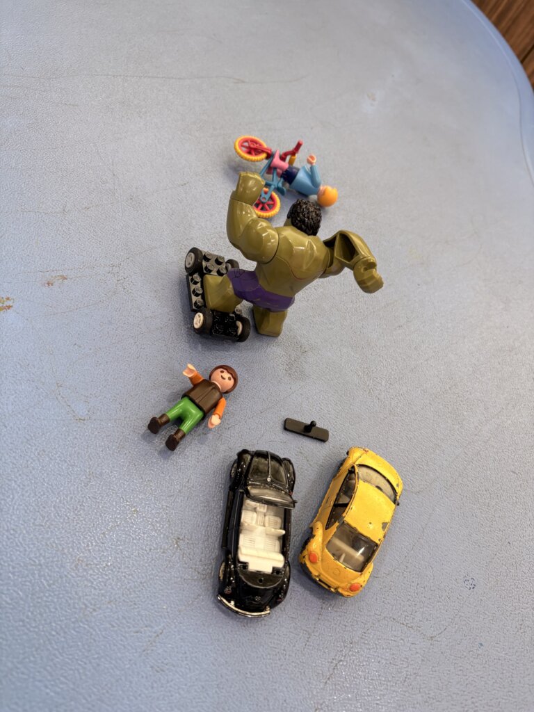 Just found a car for Hawk! Everyone has their car!