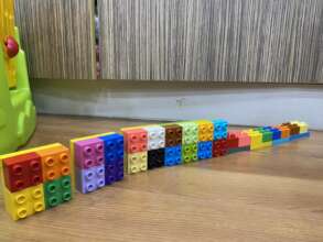 Look at this big big rainbow I made!