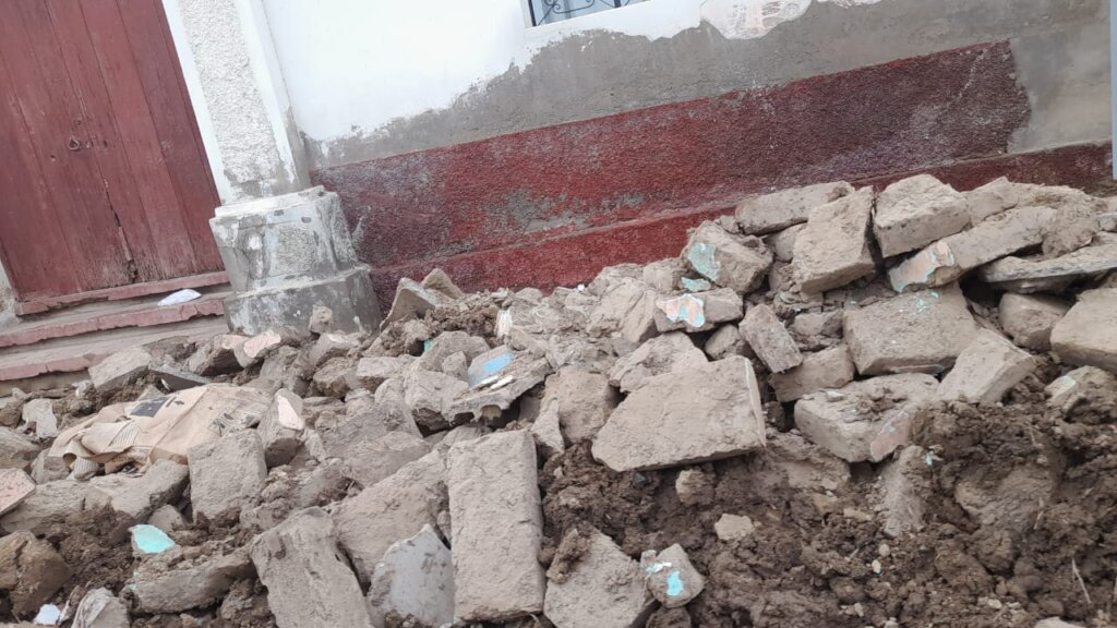 Flood relief for families in Pacasmayo, Peru