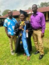 VAAFD CEO, President,and the graduate Comfort