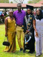 The CEO with some of VAAFD beneficiaries