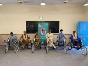Beneficiaries Receiving their Assistive Devices