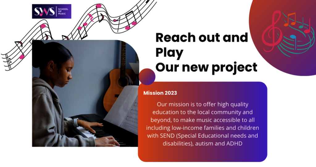 SW London Music School teaching children in need