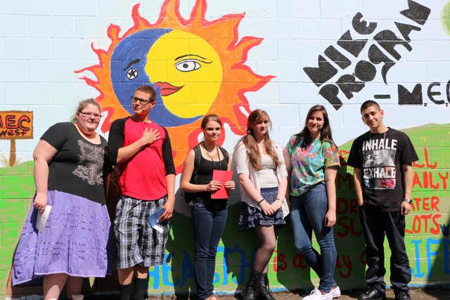 Youth artists with a healthy message