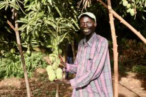 Farmer supported by the project