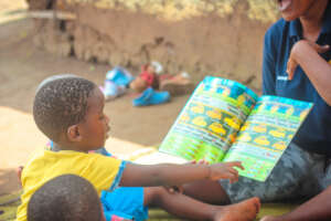 Ntengo FF Playgroup reading Odd Dog Out