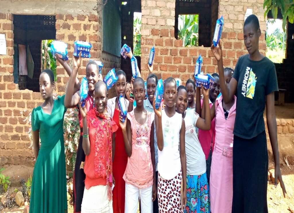 GIVE A MENSTRUATION  KIT TO KEEP A GIRL IN SCHOOL