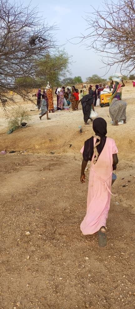 Support for displaced families in West Darfur/Chad