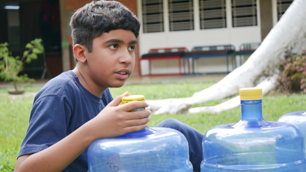 Mineral water bottling workshop.