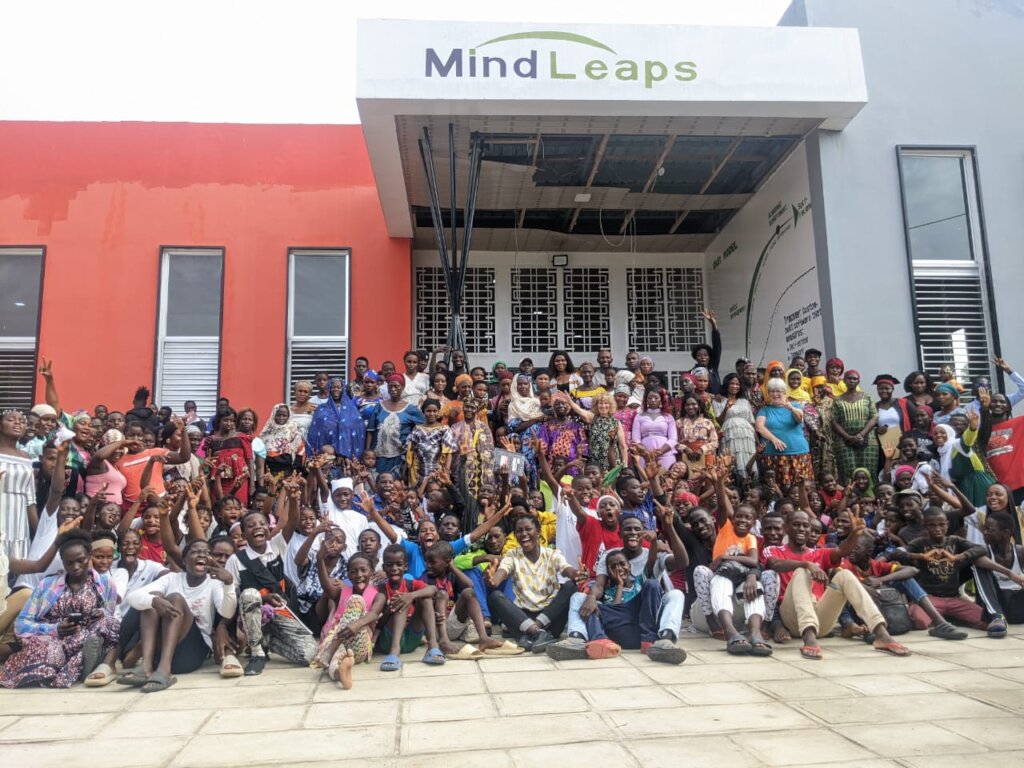 Summer program students at our Guinea center