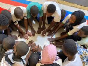 Girls and boys coming together in Mauritania