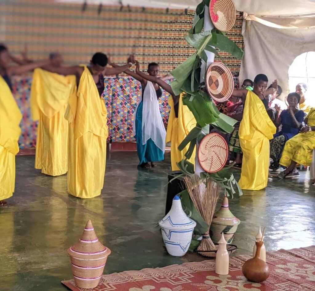 Students in Rwanda celebrate National Harvest Day