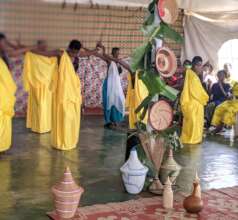 Students in Rwanda celebrate National Harvest Day