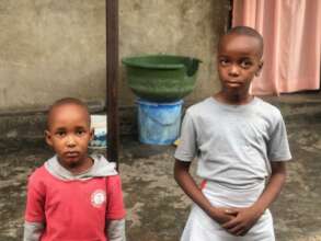 Elias and Braisson , new children in our program