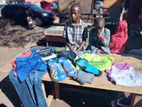 Buying clothes for children in Poverty