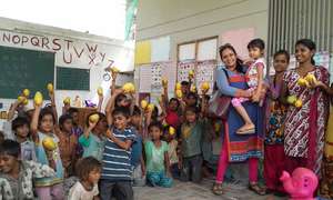 Donation of Mangoes at Centre