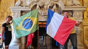 Visiting Lyon's town hall