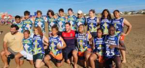 Beach rugby tournament at Gruissan