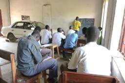 Studying hard in the Motor Vehicle department