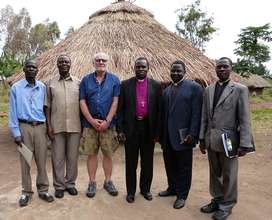 Hugo meets the Bishop during his visit