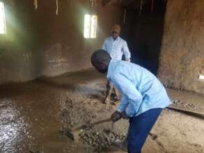 We cemented MCCF dormitory floors for hygiene