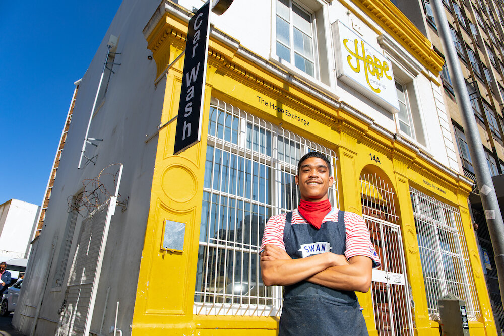 Establish a coffee shop to train and hire homeless