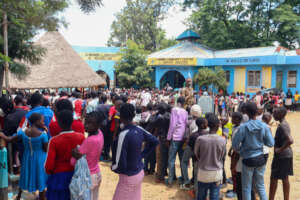 Students In Line for Lunch