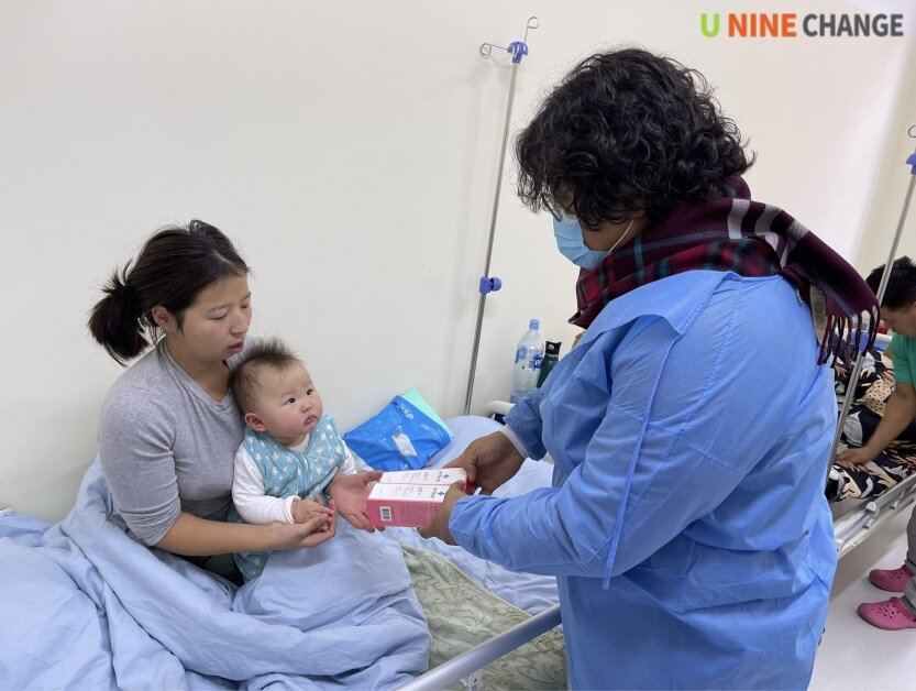 Treatment support for burn children in Mongolia
