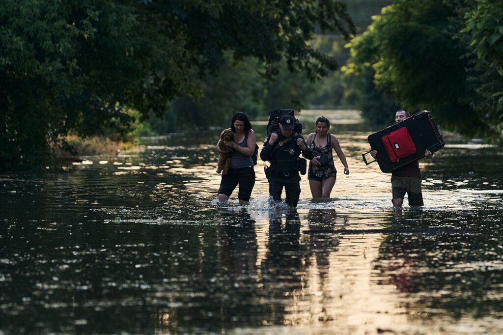 Dam Collapse Relief for Survivors in Ukraine