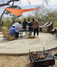 Enjoying the Braai