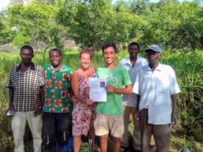 The day we purchased the land.