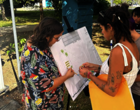 Participatory design workshop in Huerto Semilla