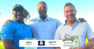 Golf Winners with Chairman of the Board