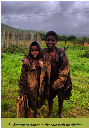 Rainy day with no shelter