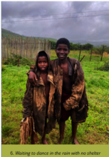 Rainy day with no shelter