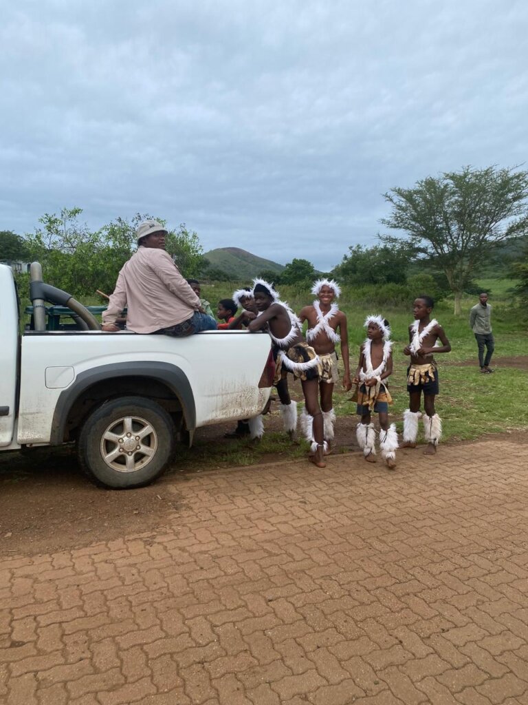 They walk up to 10 km so we provided a lift home