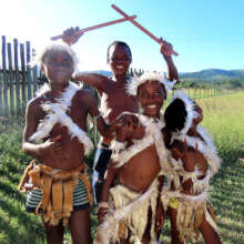 Our Young Ambassador Zulu dancers Hluhluwe Park