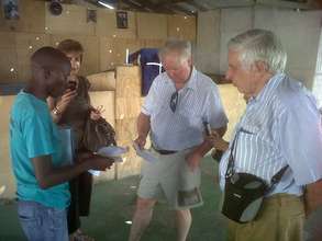 America donors who visited the project.