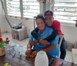 Formar participant came by to say hi
