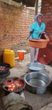 Washing fabrics before dyeing