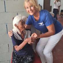 Nancy with elders