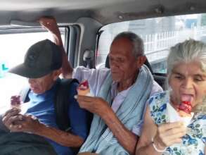 Ice cream after teeth cleaning