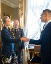 Yulia Navalnaya and Prime Minister of Finland