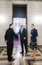 Yulia Navalnaya and Prime Minister of Finland