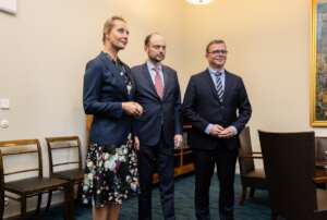 Yulia Navalnaya and Prime Minister of Finland