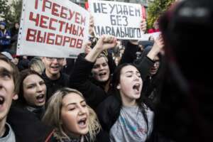 Students demand fair elections in Russia