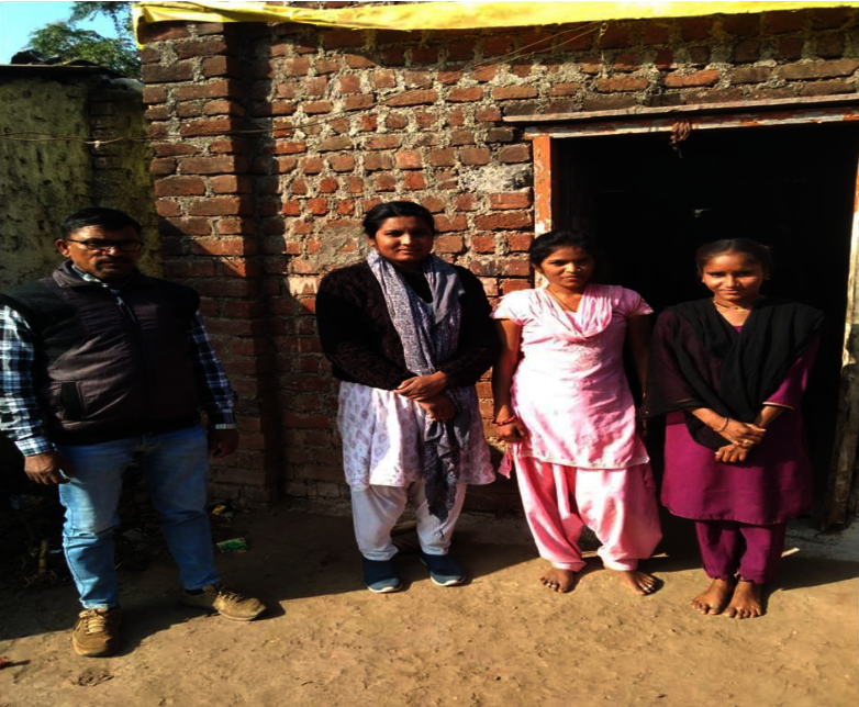 After the raid & rescue Garima & his family