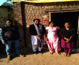 After the raid & rescue Garima & his family