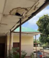 Leaking porch ceiling